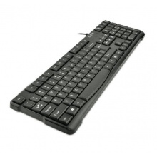 双飞燕（A4TECH）KR-6A USB防水、有线键盘办公用 黑色